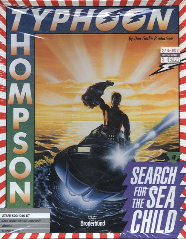 Typhoon Thompson In Search For The Sea Child box art for Amiga
